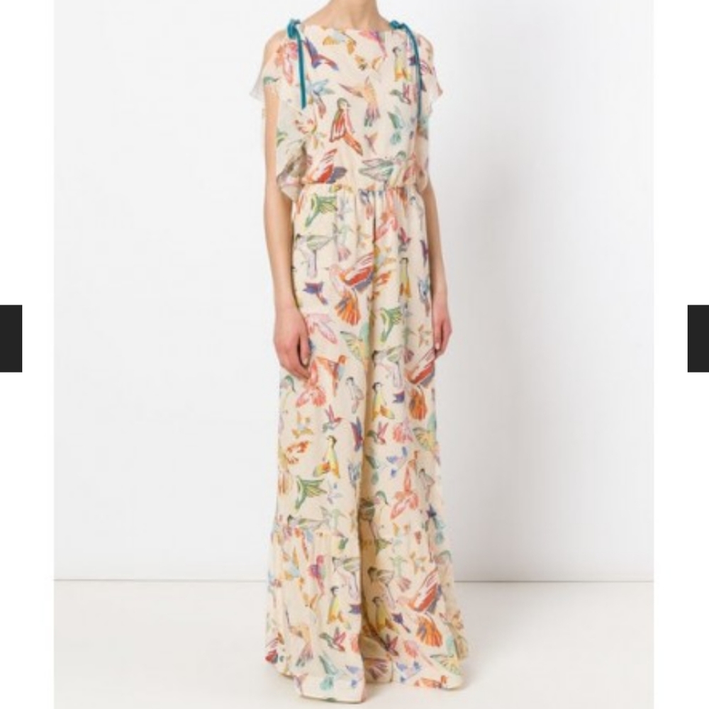 Red Valentino Bird Jumpsuit